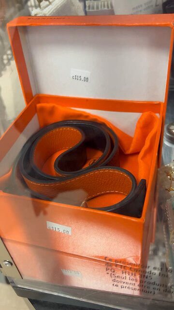 FOUND HERMES AT THE THRIFT STORE!