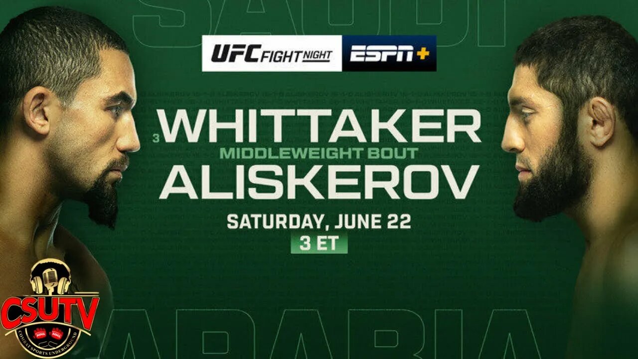 UFC Fight Night in Saudi Arabia (Pre Show Talk)