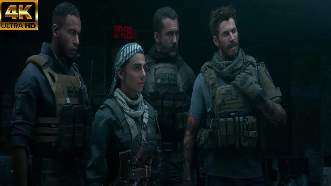 Todas Cenas antes de entra nas missões de campanha de Call of duty modern warfare 2019 4k60 fps