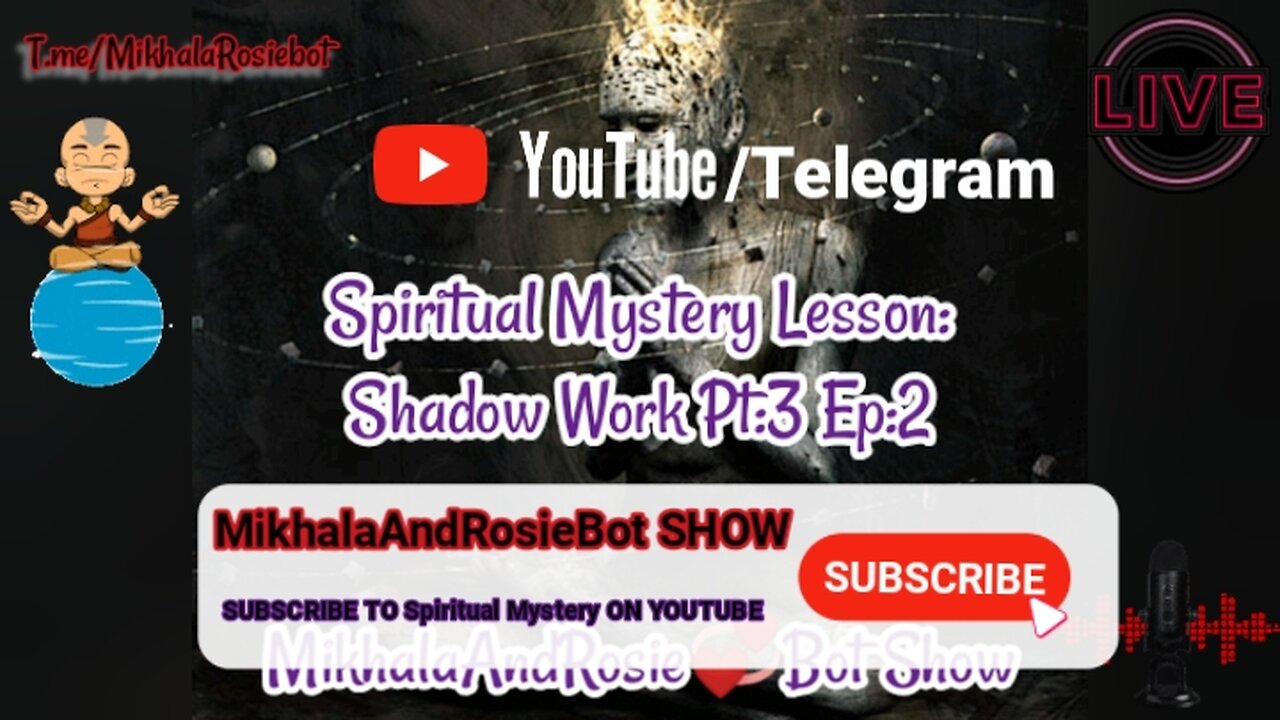 Mikhala And Rosie💞Bot SHOW: Spiritual Work Lesson_ Shadow Work Part:3 Ep:2 #VishusTv 📺