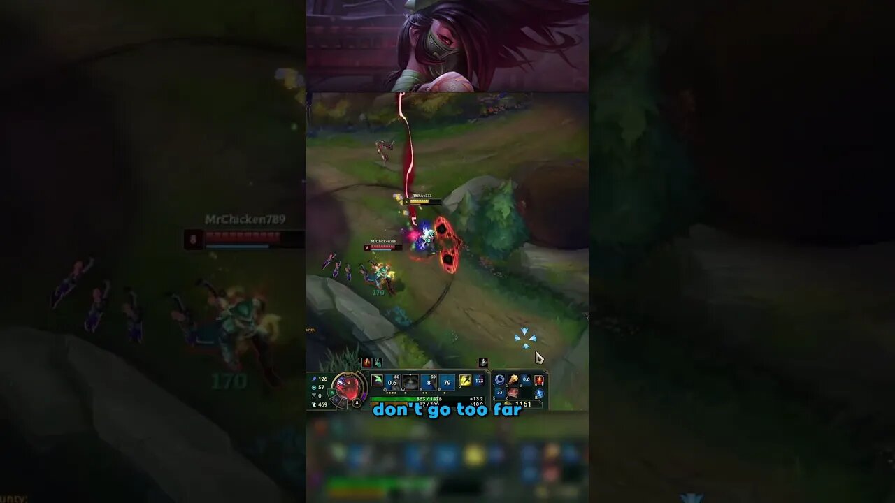 Flashing Unnecessarily Once Again #shorts #akali #leagueoflegends