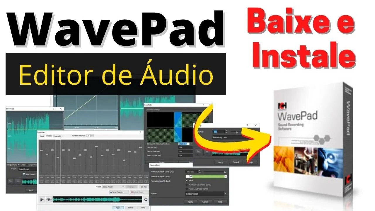 Baixe e Instale o WAVEPAD no PC - Programa de Edição de Audio da NCH Corporation