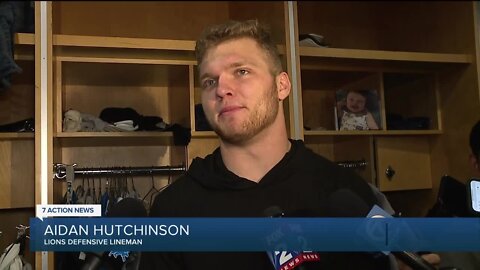 Lions rookie Aidan Hutchinson loves playing the villain on the road