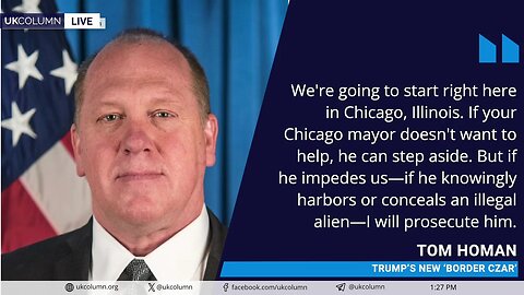 Trump’s Immigration Plan: Homan Targets Worksite Crackdowns in Chicago to End Illegal Labor - UKC