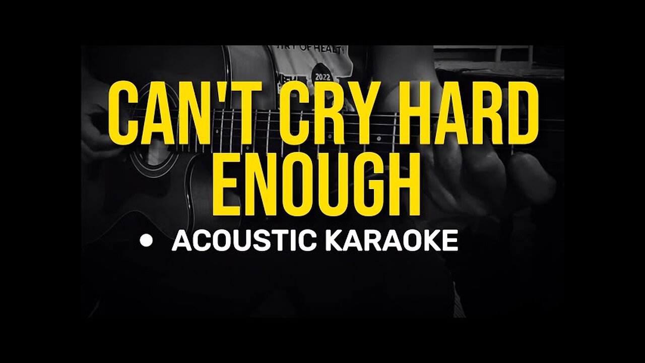 Can't cry hard enough