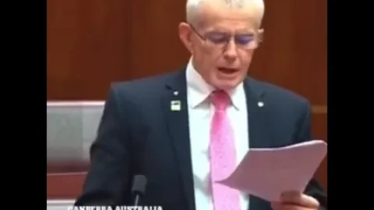 Senator Roberts about the Great Reset