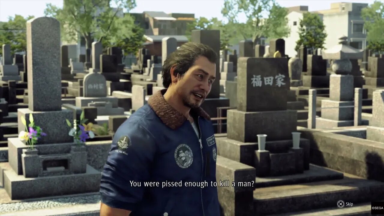 Yakuza Like A Dragon Cemetery Talk