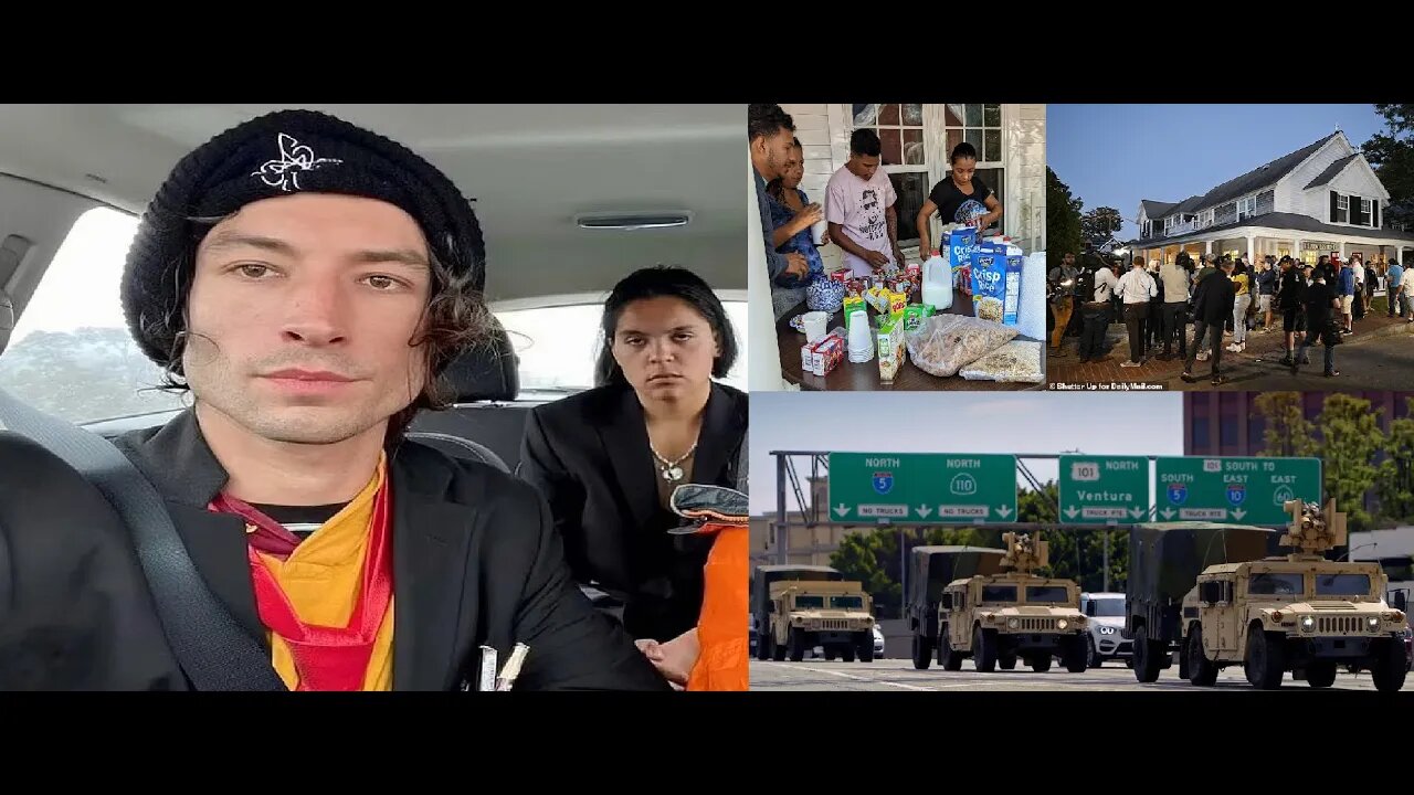 Ezra Miller Perfectly Sums Up WHITE SAVIORS ft. Martha's Vineyard, Kamala's House & Migrants