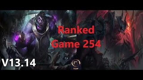 Ranked Game 254 Dr Mundo Vs Aatrox Top League Of Legends V13.14