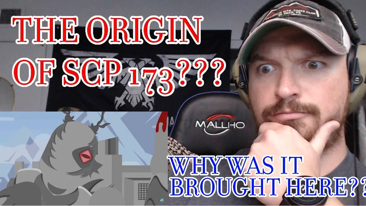 BLASTCAPBADGER REACTS! SCP 173 ORIGIN STORY (Wait WHAT??!!!)