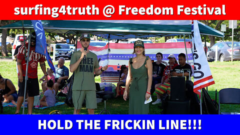 surfing4truth @ Freedom Festival in Honolulu, Hawaii | 1/9/2022