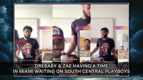 DREBABY & ZAE IN MIAMI READY FOR THE PLAYBOYS REUNION