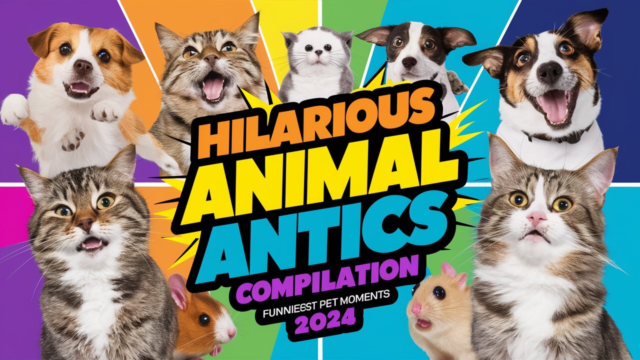 "Hilarious Animal Antics Compilation 2024 | Funniest Pet Moments Guaranteed to Make You Laugh!"