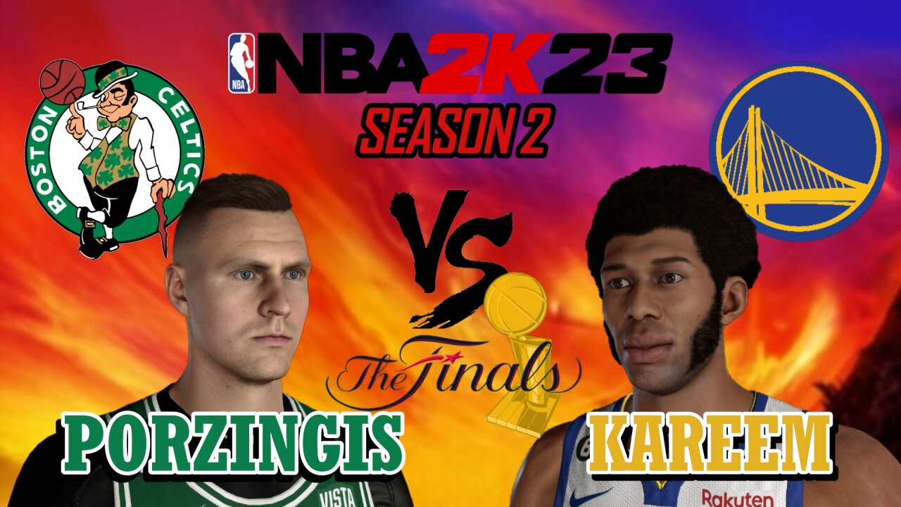 Kristaps Porzingis vs Kareem Abdul-Jabbar - Boston Celtics vs G.S. Warriors - Season 2: NBA Finals