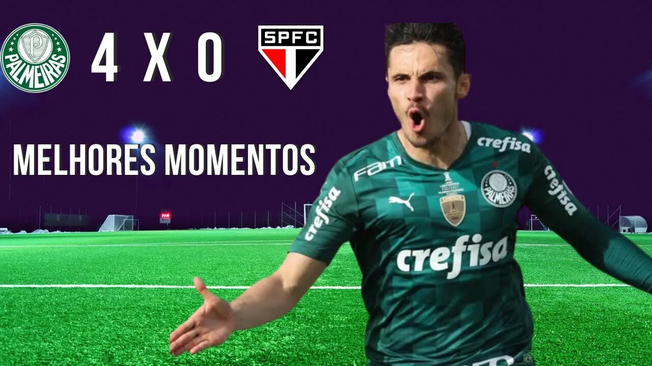 PALMEIRAS VENCE SÃO PAULO POR 4 - 0 E FOI CAMPEÃO PAULISTA DE 2022 MELHORES MOMENTOS