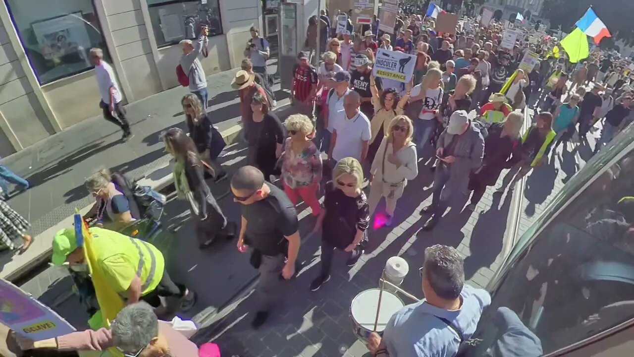 Manif Nice Antipass 16 octobre : on démarre au son du tambour