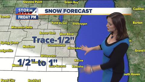 Highs in the teens, light snow possible Friday