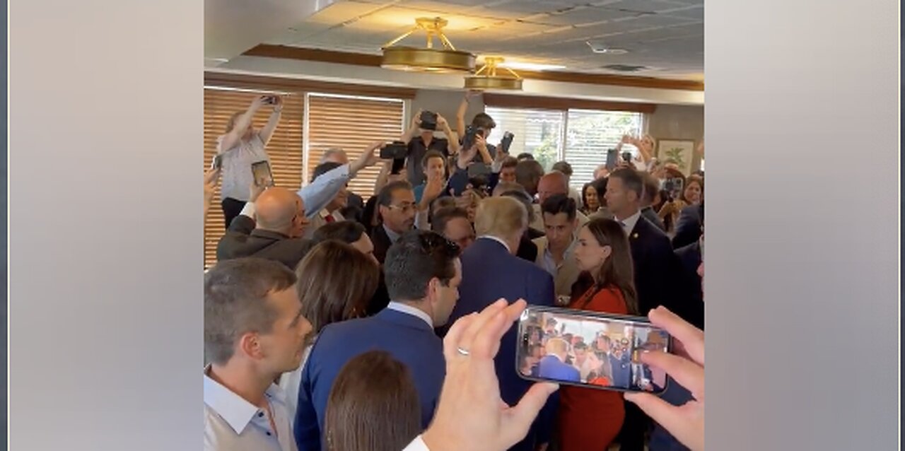 Supporters Pray With Trump In Miami Restaurant After Court Hearing