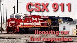 CSXT 911 Honoring our first responders. CSX 911 spirit of our first responders