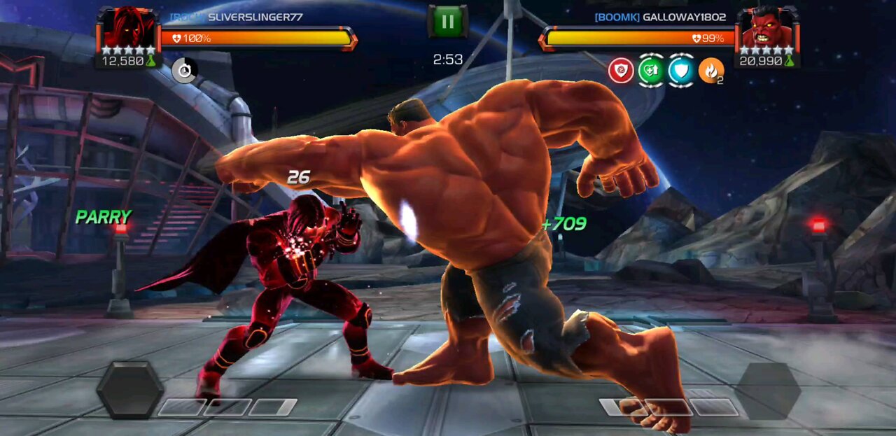 Mcoc, War Battle! Void vs Red Hulk