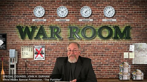 SPECIAL COUNSEL, JOHN "THE PUNISHER" DURHAM | CLOSING IN - TRUMP NEWS