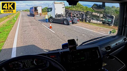 Truck Driver Shares Shocking TRUCK ACCIDENT on European HIGHWAY