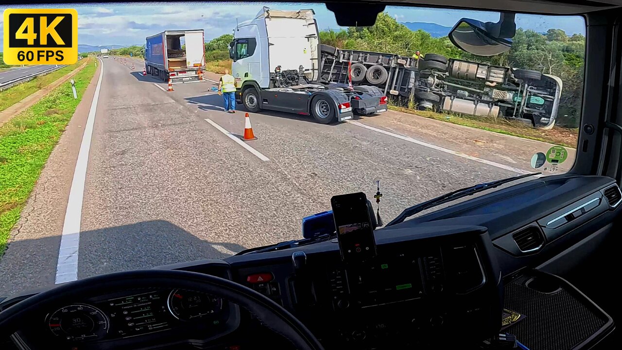 Truck Driver Shares Shocking TRUCK ACCIDENT on European HIGHWAY