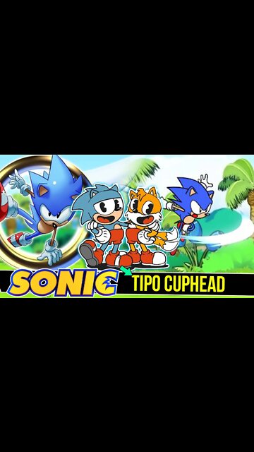 SONIC estilo CUPHEAD ?! | Sonic FREEDOM #shorts