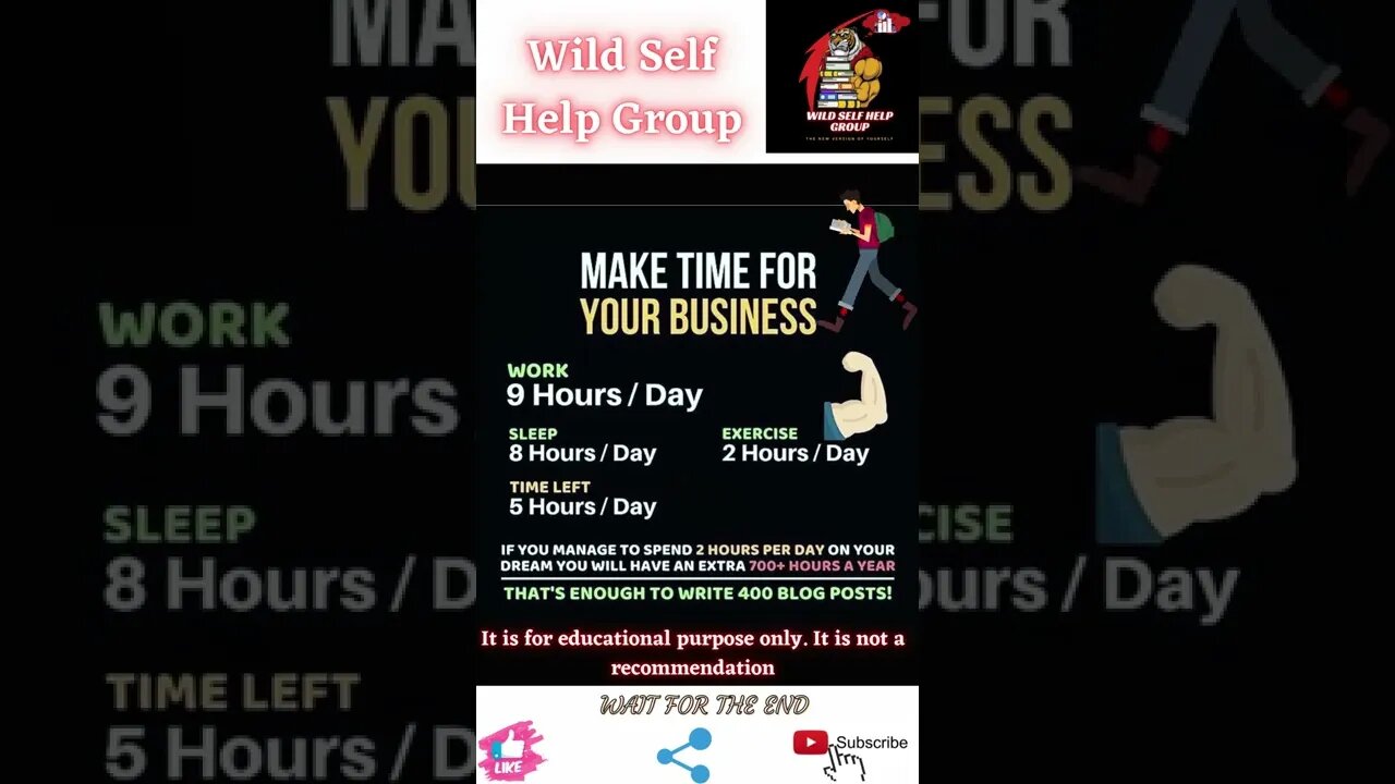 🔥Make time for your business🔥#shorts🔥#wildselfhelpgroup🔥7 May 2022🔥