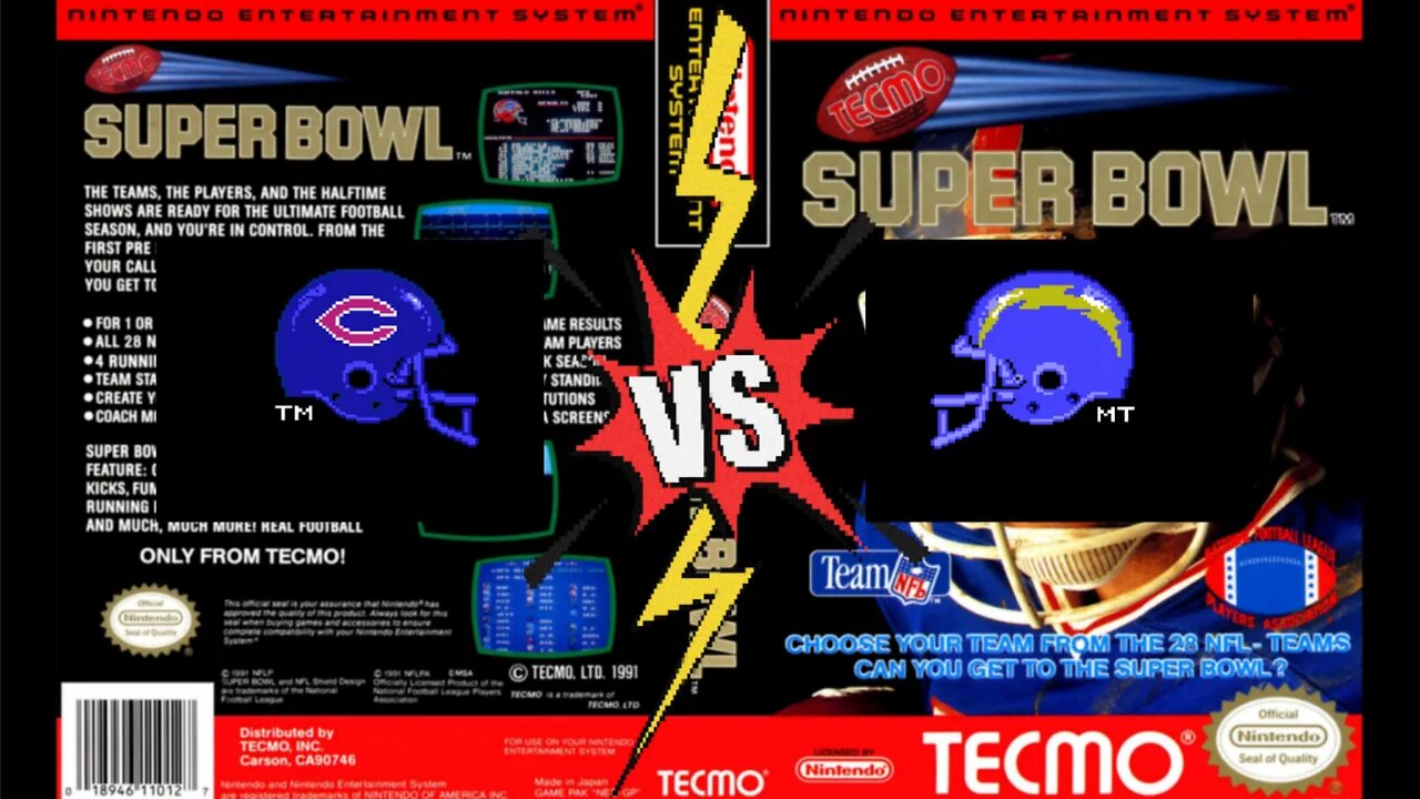 Tecmo Super Bowl - NES (millan_1995 vs Nazcas Last Son) Online Matches