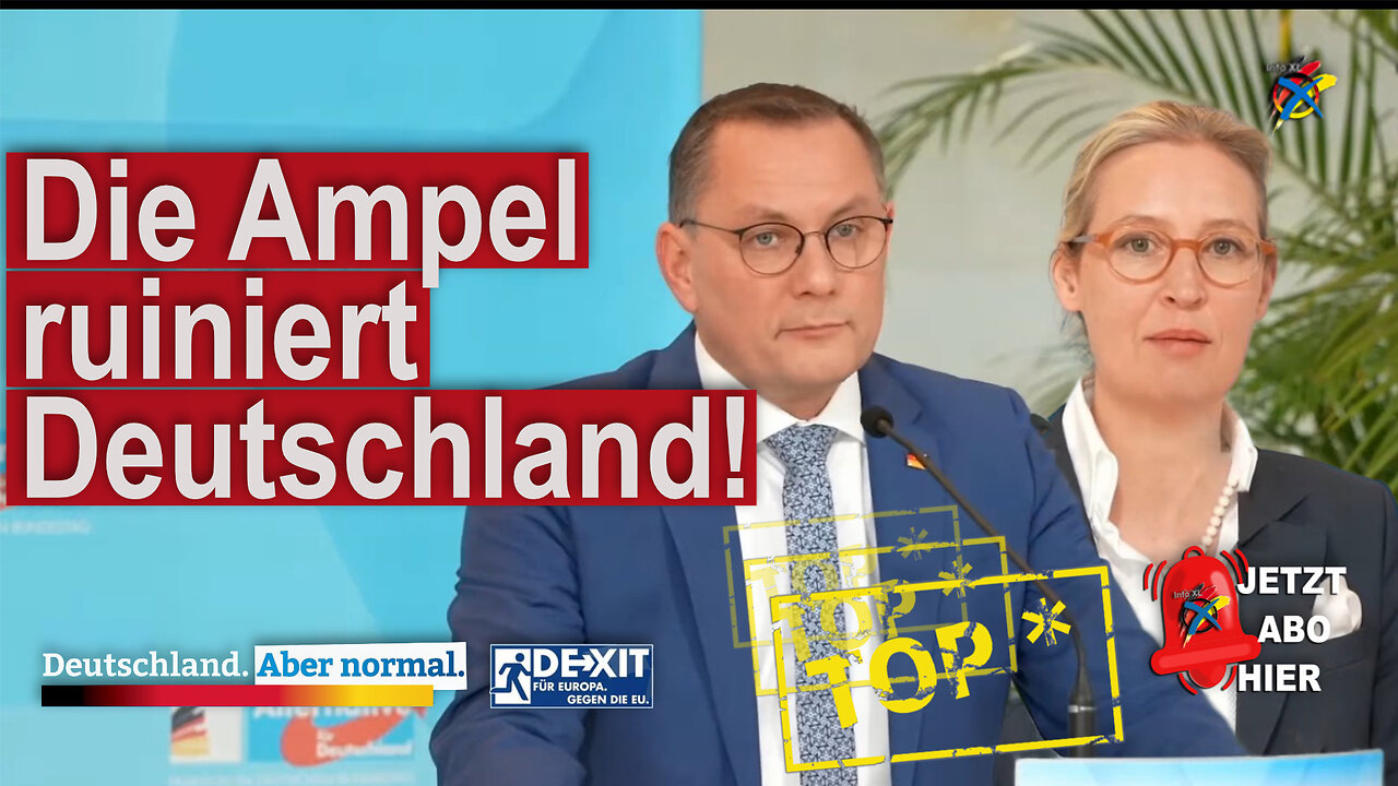 Die Ampel ruiniert Deutschland, nicht die AfD