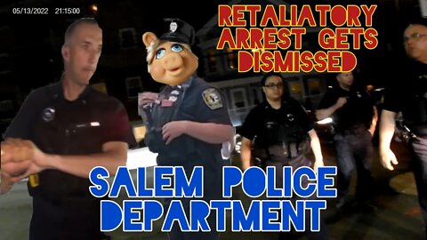 BIG EGO ST(R)OKES. ARREST CONTEMPT OF COP. Charges DISMISSED. Officer Stokes. Salem Police
