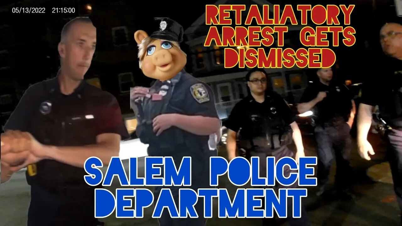 BIG EGO ST(R)OKES. ARREST CONTEMPT OF COP. Charges DISMISSED. Officer Stokes. Salem Police