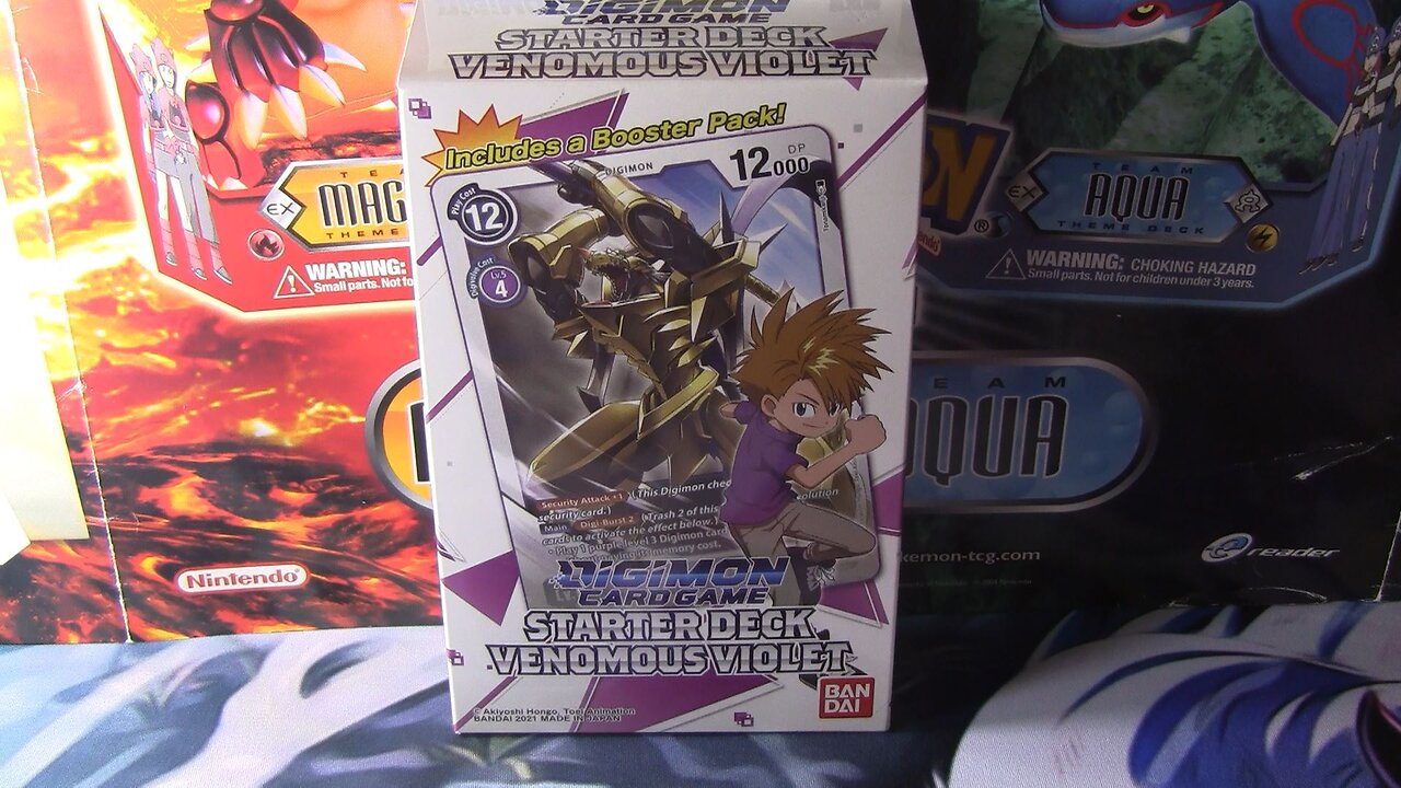 Digimon Venomous Violet Starter Deck Opening!!