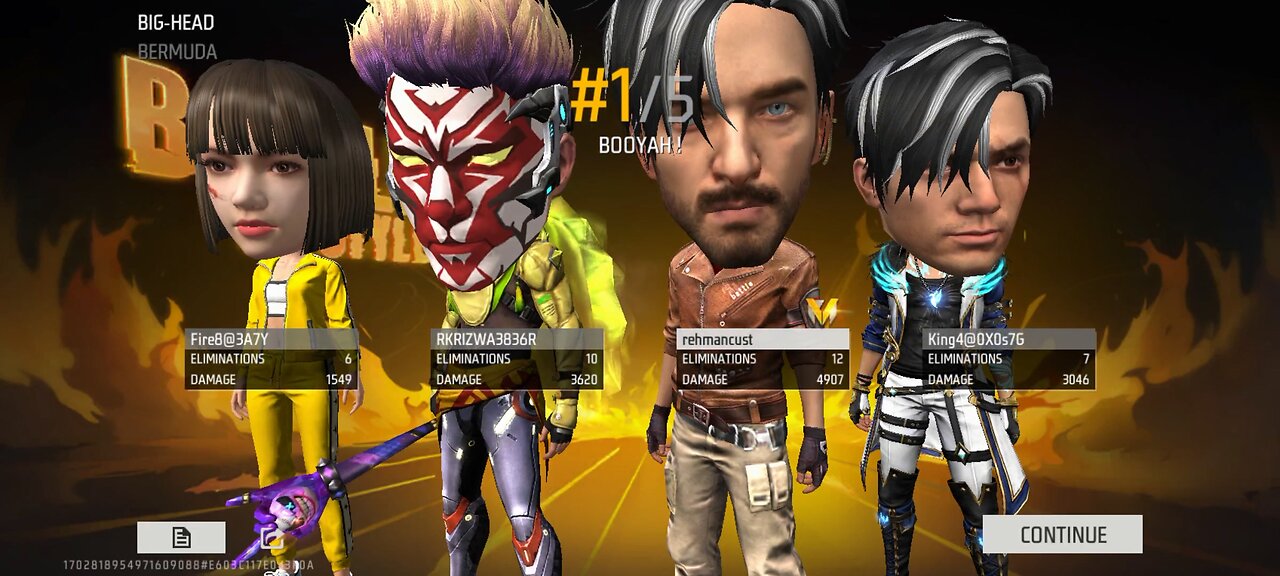 Desi Boyz Big Head mode Booyah trick for squad 😱😱
