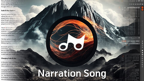 Narration Song - Renoise Tool