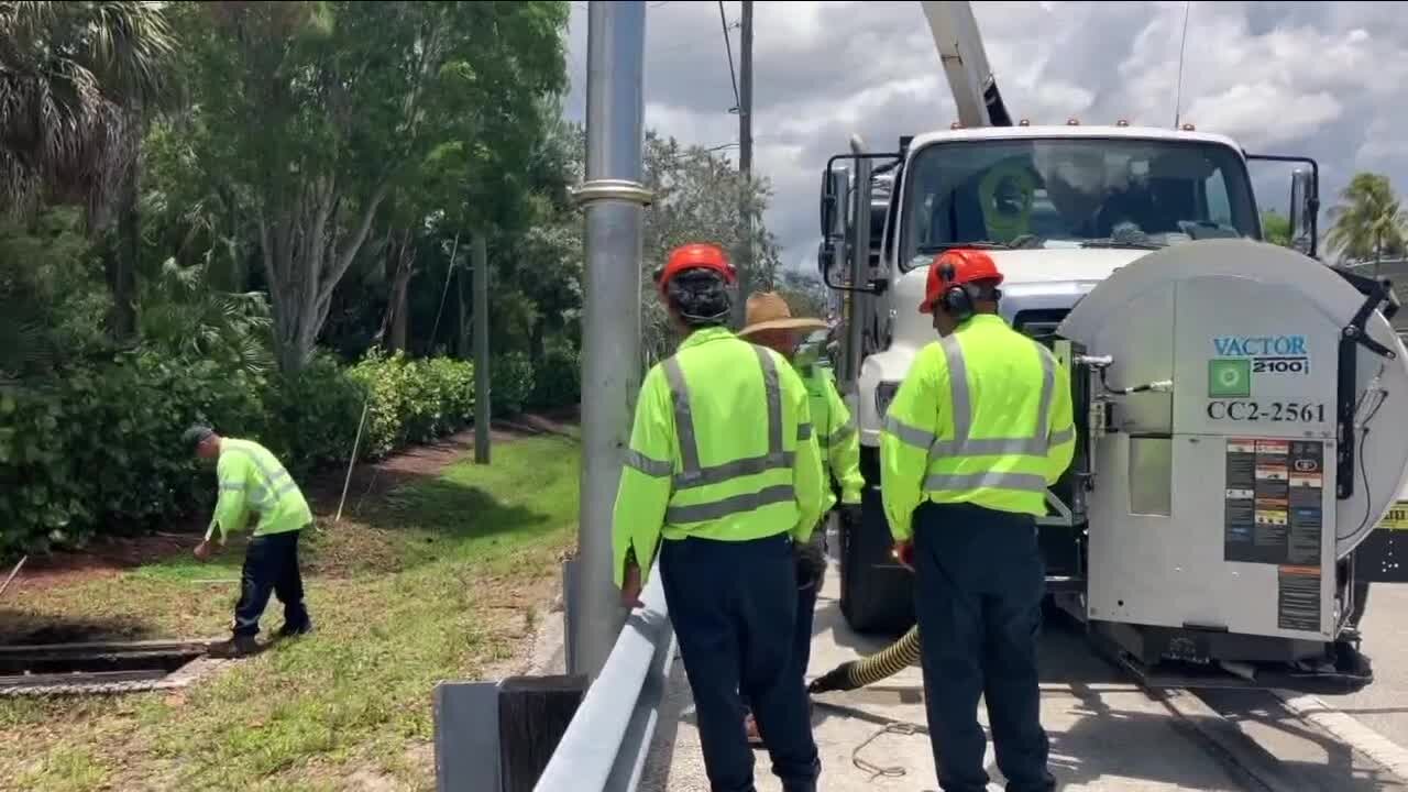 Collier County crews watching winds, floods