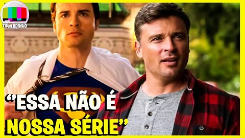 PORQUE TOM WELLING NUNCA ACEITOU USAR O UNIFORME DE SUPERMAN EM SMALVILLE.