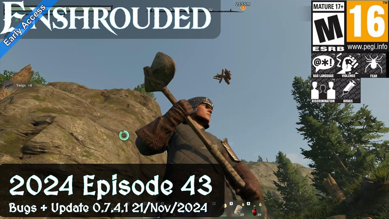 Enshrouded (2024 Episode 43) Bugs + Update 0.7.4.1