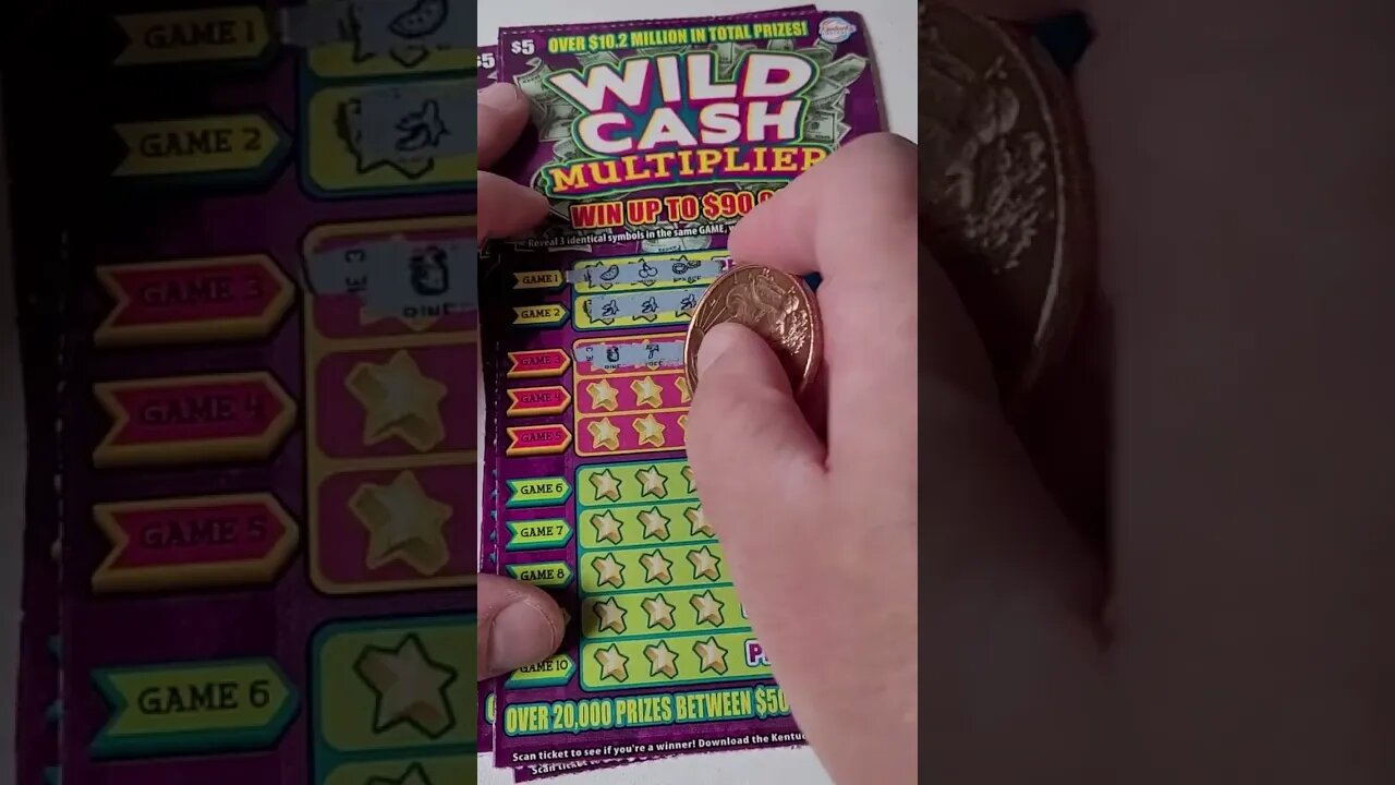 Winning Big Lottery Ticket Wild Cash!