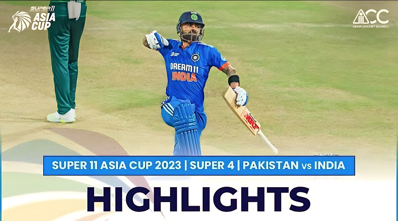 India vs Pakistan highlights cricket match