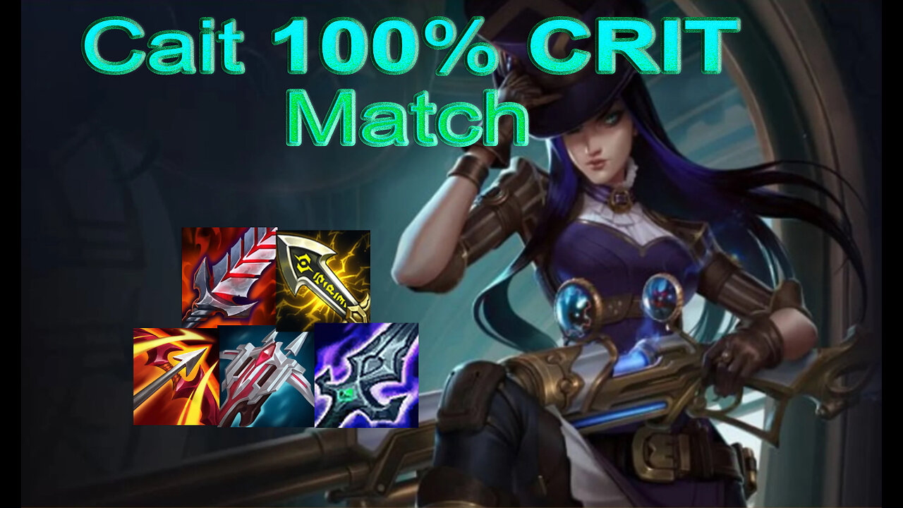 Wild Rift Gameplay: Cait Full Critical Build