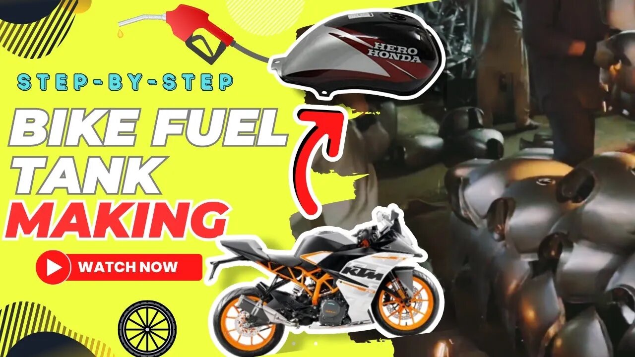 How to make 🏍️ motorbike Fuel Tank⛽ #manufacturing #manufacturingbikefueltank #howtomakebikefueltank