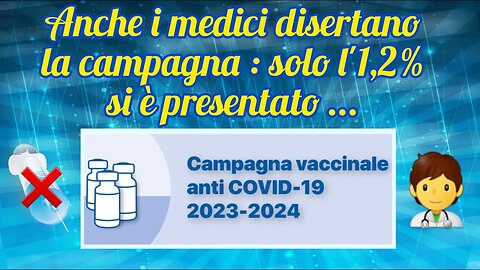 La campagna vaccinale è un flop!