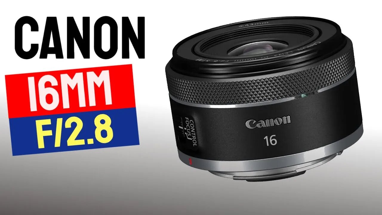 Canon RF 16mm f/2.8 - Vlogging - First Look Canon R5