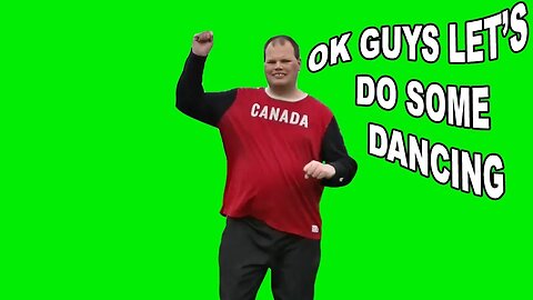 Frankie MacDonald Dancing Green Screen