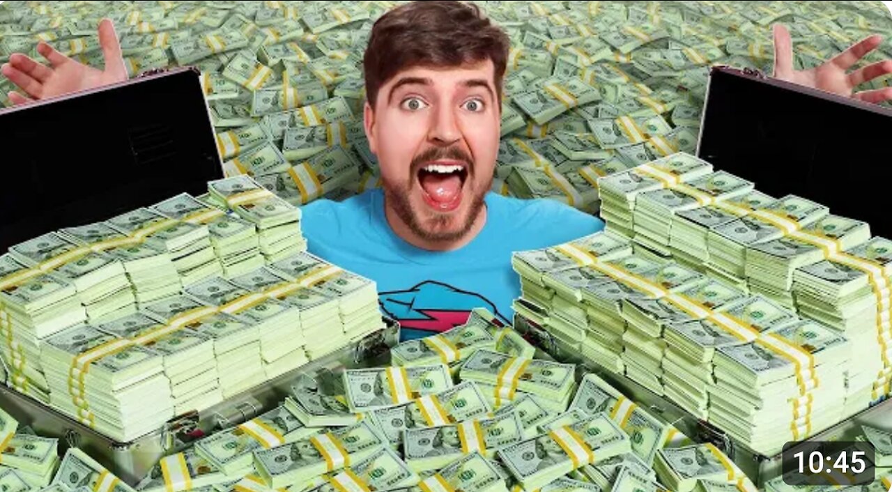 Mr Beast | If You Can Carry $1,000,000 You Keep It! MrBeast