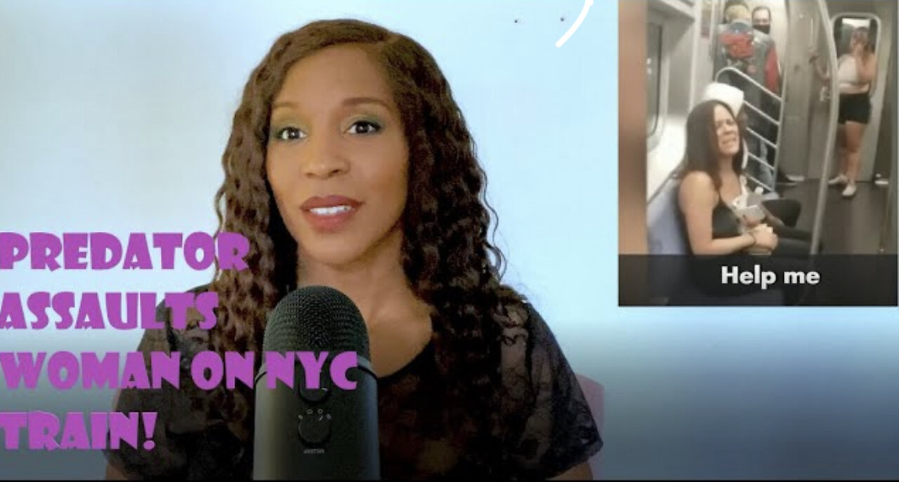 Woman Assaulted on NYC train. People Pretend Not to Notice.