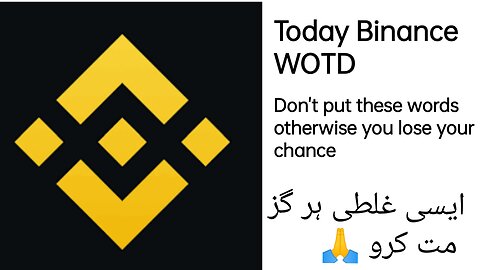 Right Guess in Binance WOTD play | MystiQube