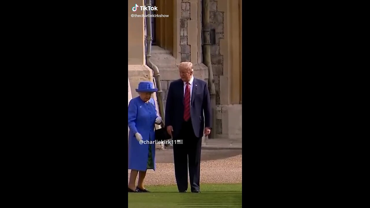 President Trump is in charge, over the QueenE